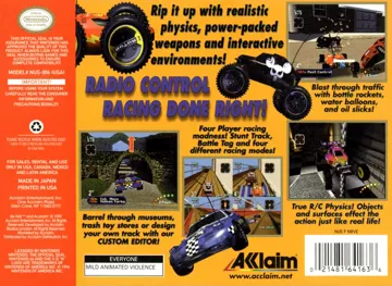 Re-Volt (USA) box cover back